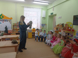 Встреча в рамках Всероссийского открытого урока культуры безопасности. Встреча в рамках Всероссийского открытого урока культуры безопасности.